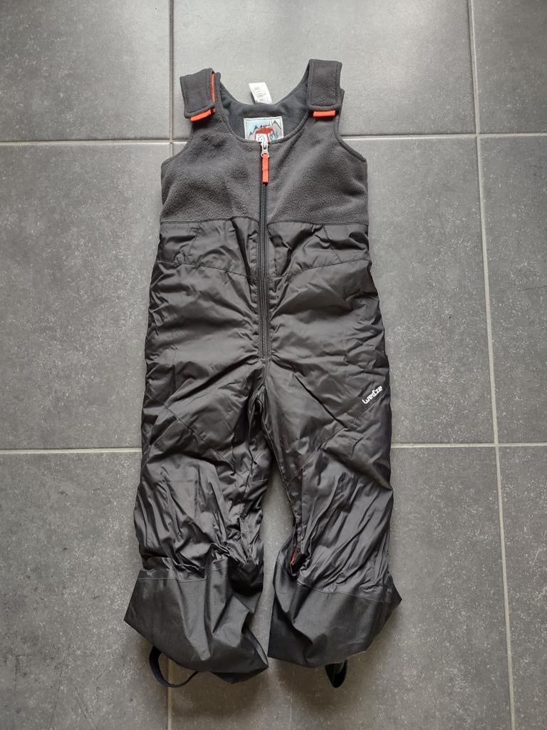 Zwarte skibroek - Decathlon - maat 98-104, Jongen of Meisje, Decathlon, Zo goed als nieuw, Ophalen