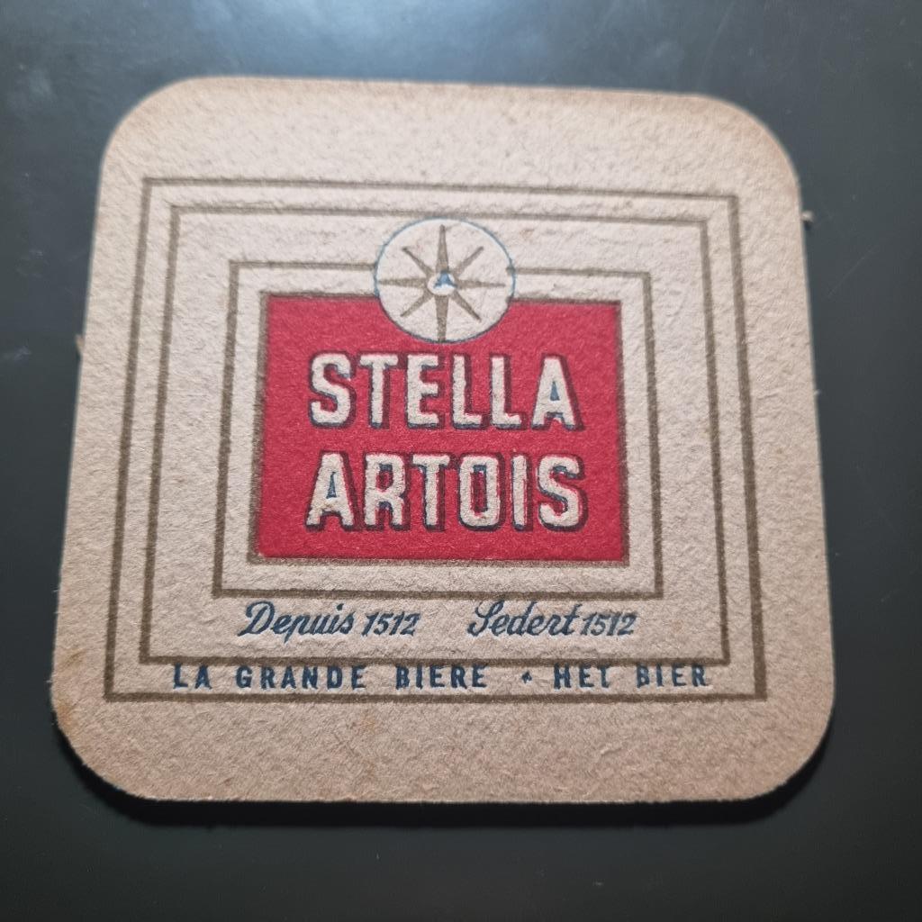 Sous Bock Stella Artois (modèle 2), Ophalen of Verzenden, Gebruikt, Viltje(s), Stella Artois