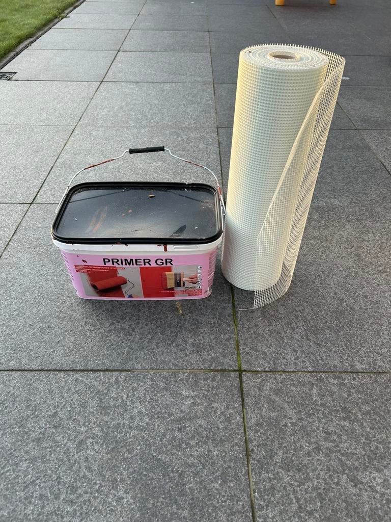 Primer voor cementering en vlies wapening, Doe-het-zelf en Bouw, Ophalen, Zo goed als nieuw