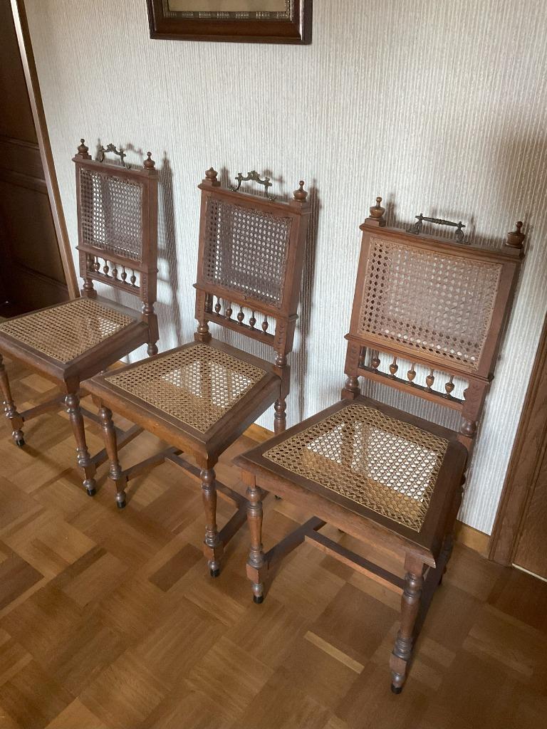 3 MECHELSE STOELEN/ANTIEK, Ophalen of Verzenden