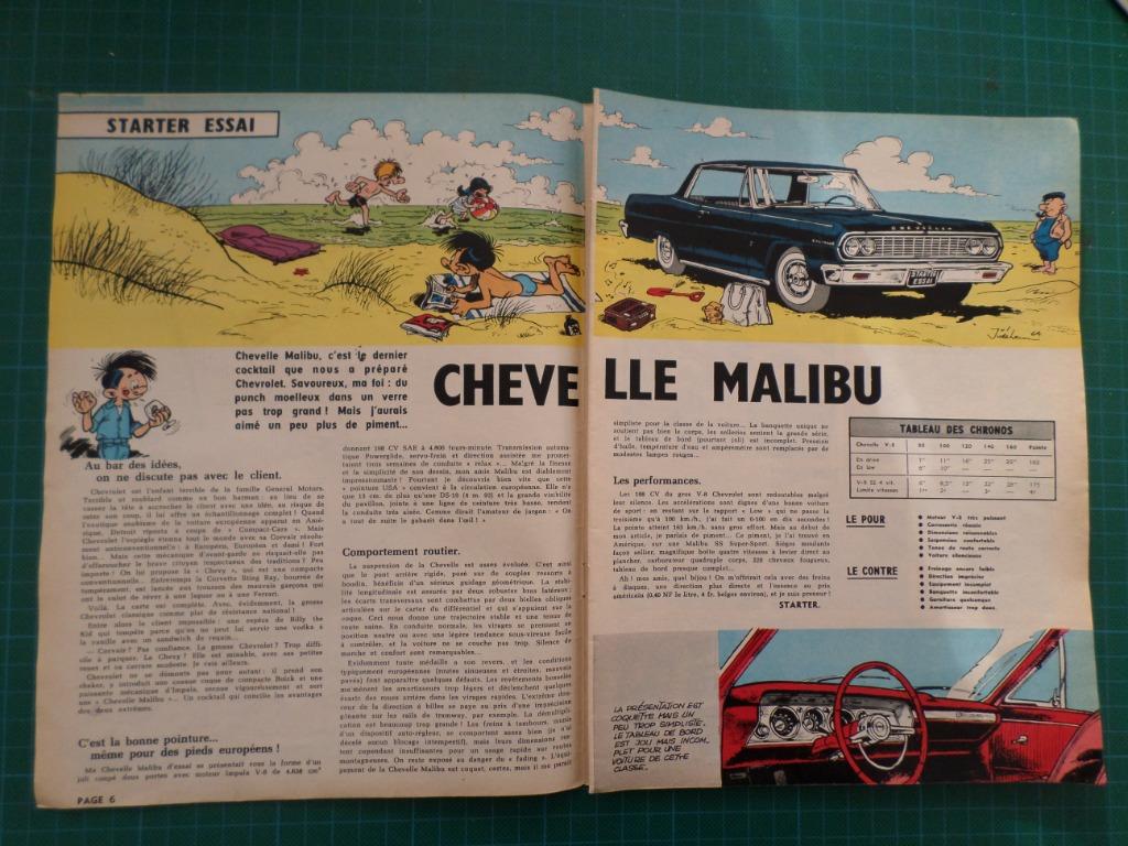 Chevrolet Chevelle Malibu - article illustré - 1964, Ophalen of Verzenden, Gebruikt, Overige typen