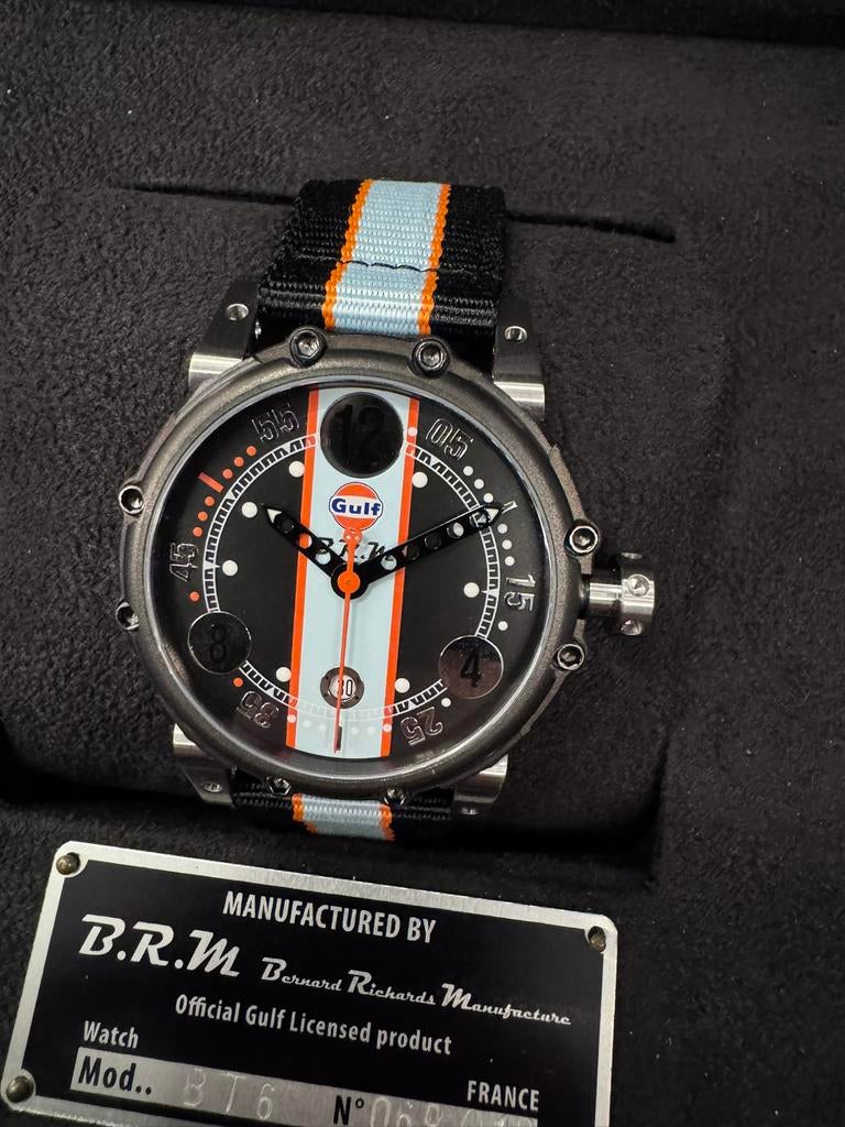 Montre BRM BT6-46 GULF jamais portée, Enlèvement ou Envoi, Neuf