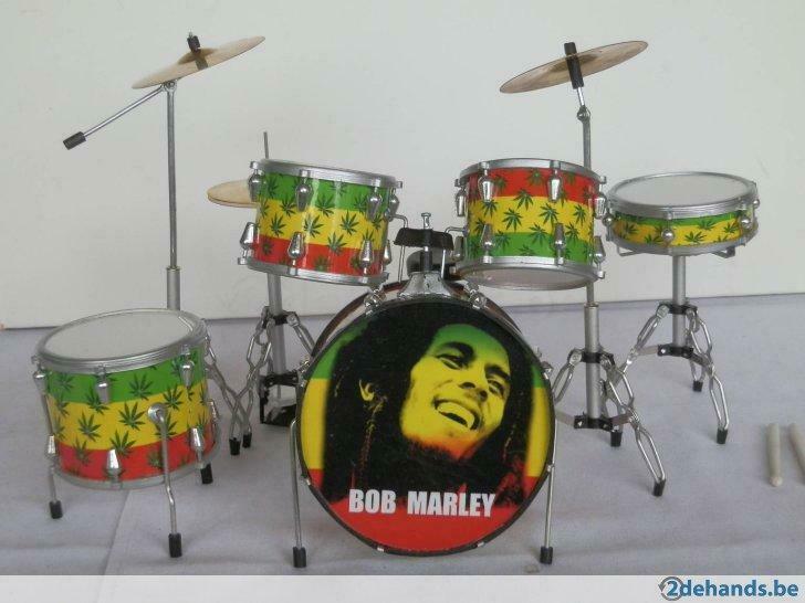 Mini drumstelletje,Bob Marley, Rasta, Reaggae,Jamaica, Ophalen of Verzenden, Nieuw