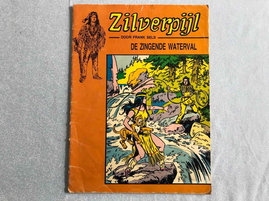 Frank Sels ZILVERPIJL : De Zingende Waterval (1974), Gelezen, Eén stripboek, Ophalen of Verzenden, Sels
