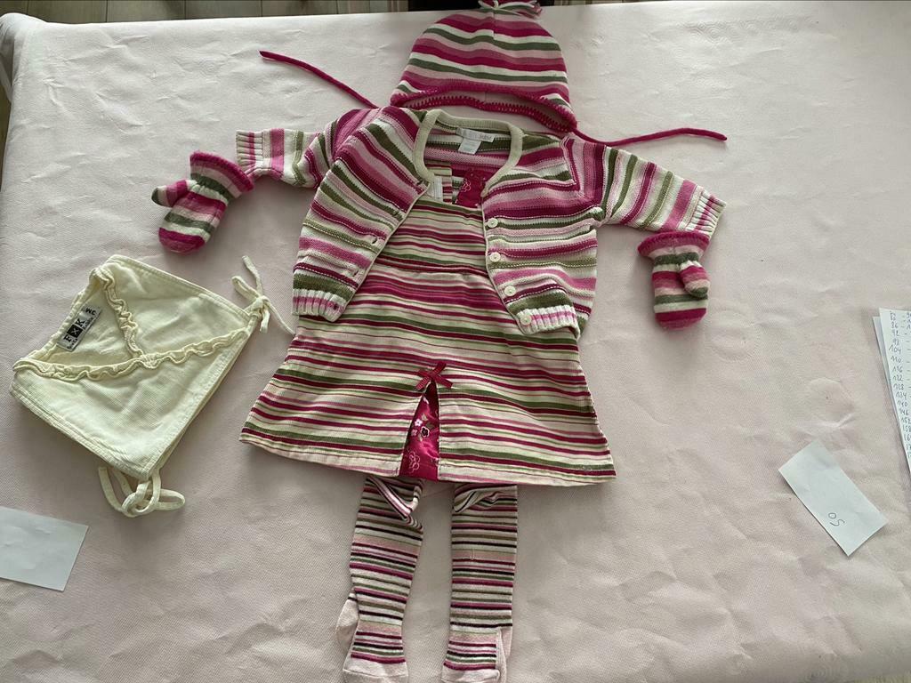 Lot kinderkleding Maat 62-7 stuks, Kinderen en Baby's, Babykleding | Maat 62, Meisje, Jurkje of Rokje, H&M en Folieke, Ophalen of Verzenden