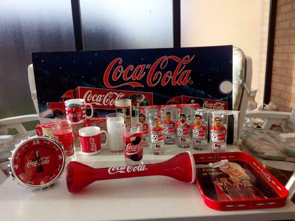 Coca Cola glazen, blikjes, flesjes, Ophalen of Verzenden, Zo goed als nieuw
