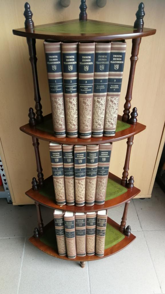 15-delige encyclopedie Twintig Eeuwen Vlaanderen met kast., Boeken, Heideland, Ophalen of Verzenden, 20e eeuw of later, Gelezen