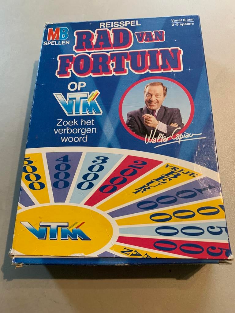 Vintage reisspel Rad van Fortuin VTM, Ophalen of Verzenden, Zo goed als nieuw