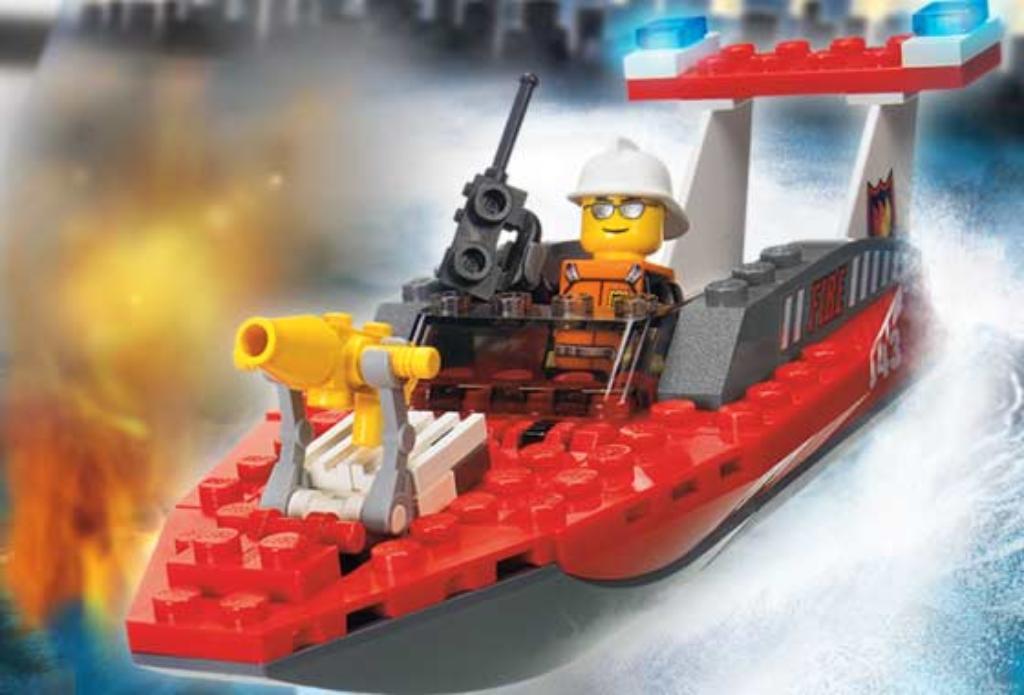 LEGO City Fire 7043 Firefighter brandweer, Ophalen of Verzenden, Zo goed als nieuw, Complete set, Lego