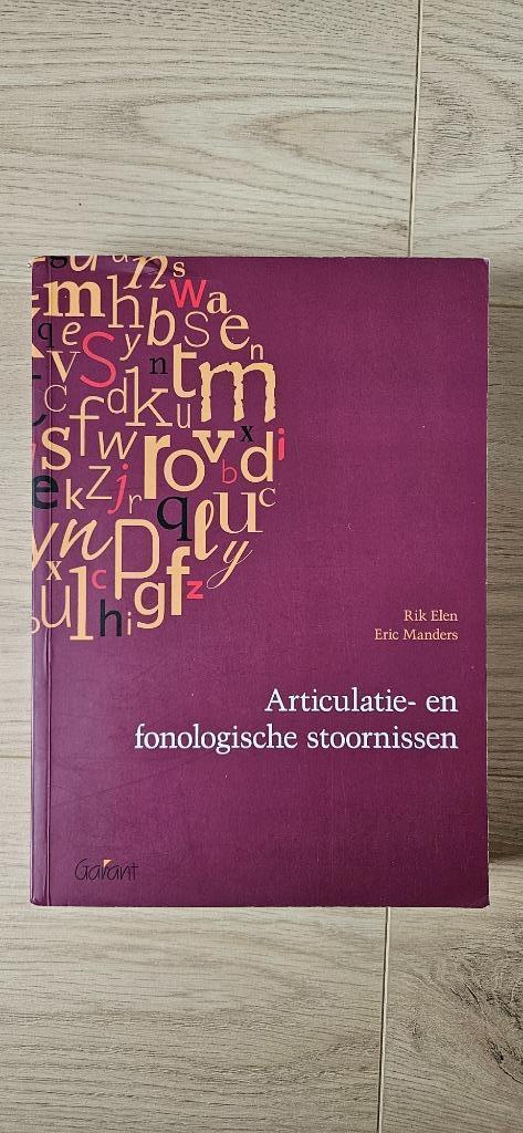 Articulatie en fonologische stoornissen, Boeken, Ophalen of Verzenden, Nieuw, Hoger Onderwijs, Rik Elen , Eric Manders