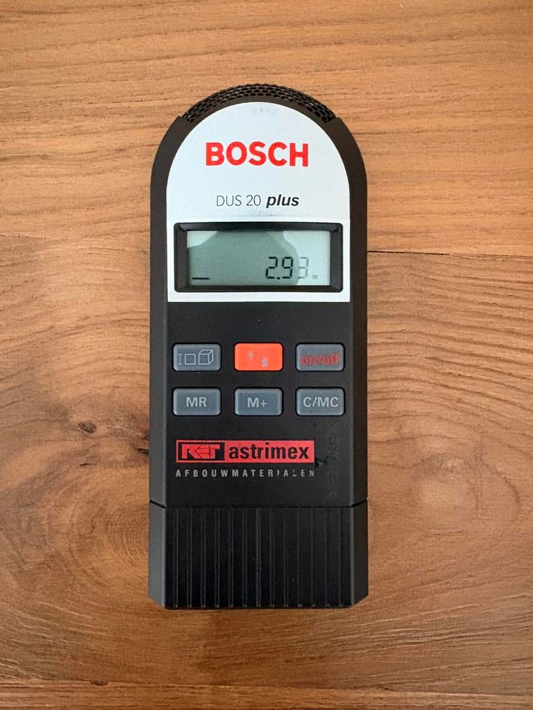 Bosch laser en akoestische afstandsmeter, Ophalen of Verzenden, Zo goed als nieuw