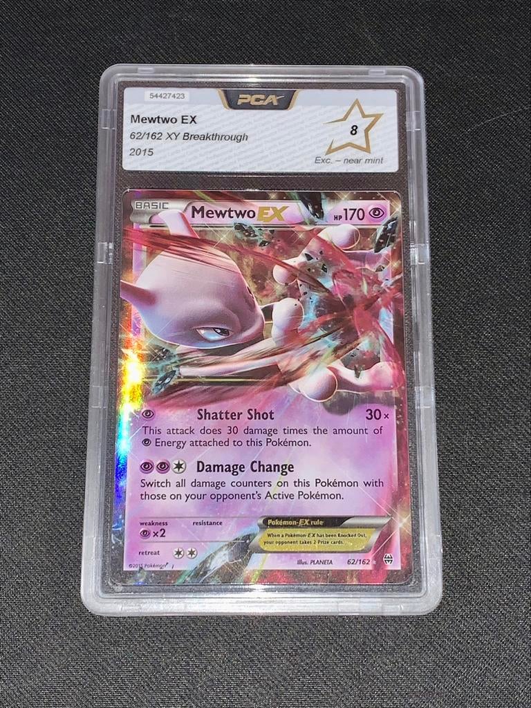 Pokémon Mewtwo Ex PSA PCA 8 Card, Comme neuf