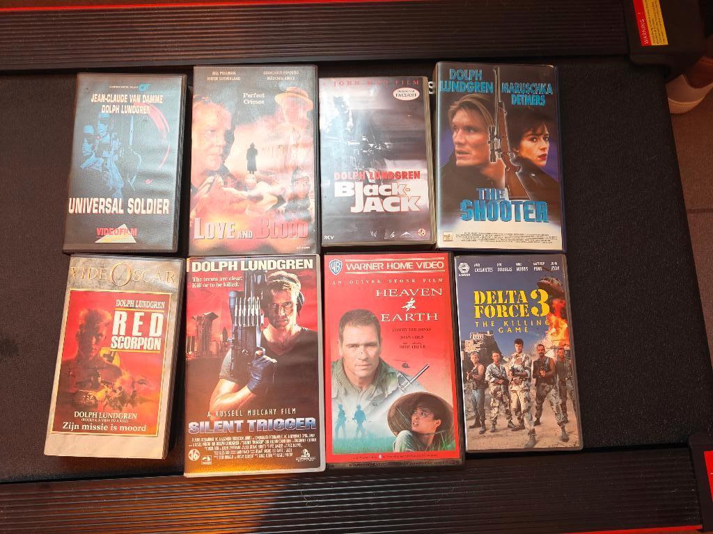 VHS lotje vhs actiefilms, Cd's en Dvd's, Vanaf 16 jaar, Ophalen, Gebruikt, Actie en Avontuur