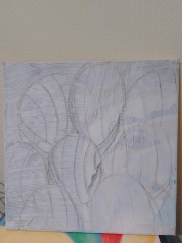 Work in Time, Peinture acrylique sur toile, Enlèvement ou Envoi