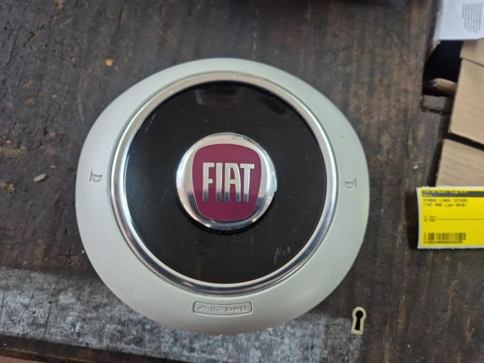 Airbag gauche (volant) d'un Fiat 500, -, 3 mois de garantie, Utilisé, Fiat