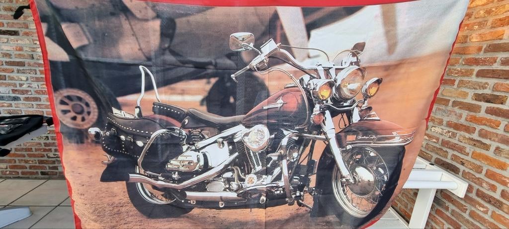 HARLEY DAVIDSON vlag 137 x 97 cm, Motoren, Ophalen, Zo goed als nieuw