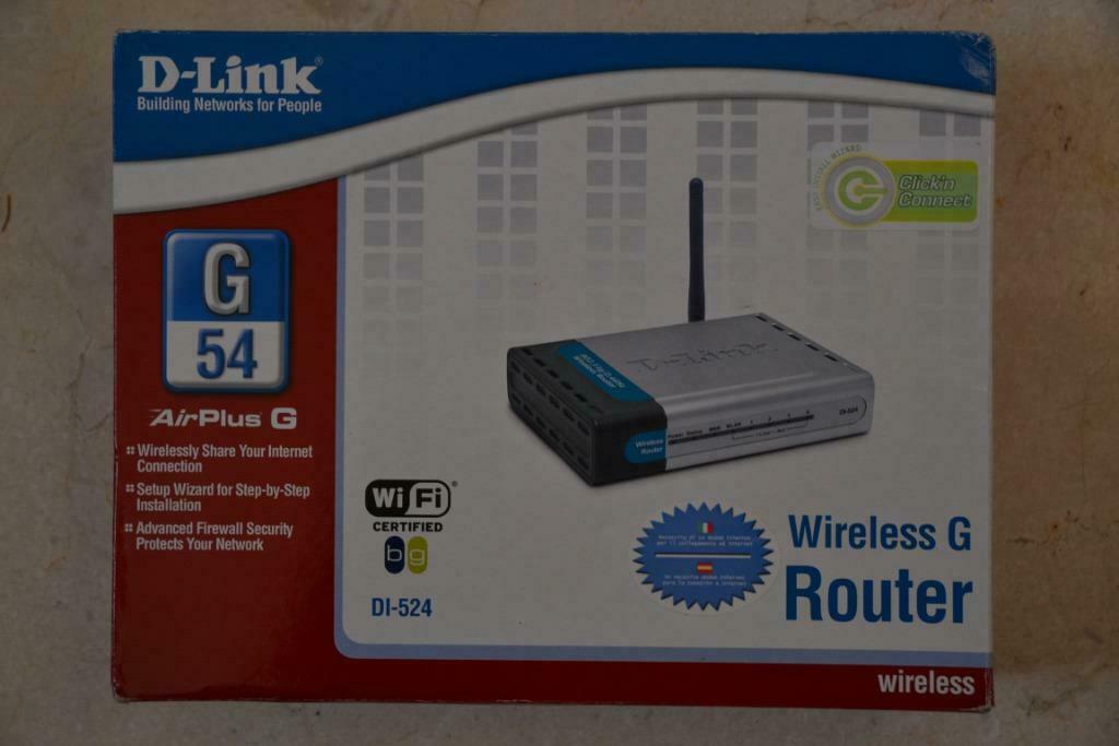 D-Link Wireless Router DI-524(Wireless G Router), Informatique & Logiciels, Enlèvement ou Envoi, Utilisé