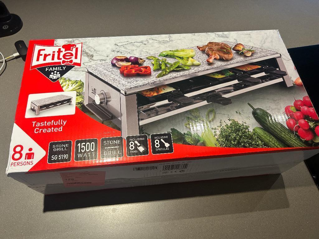 Steengrill / raclette toestel, Ophalen, Zo goed als nieuw, Steengrill