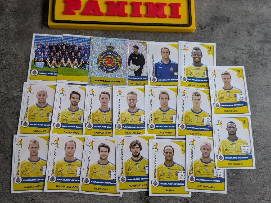 Panini FOOTBALL 2015 20 AUTOCOLLANTS BEAVER FOOTBALL, Enlèvement ou Envoi, Neuf