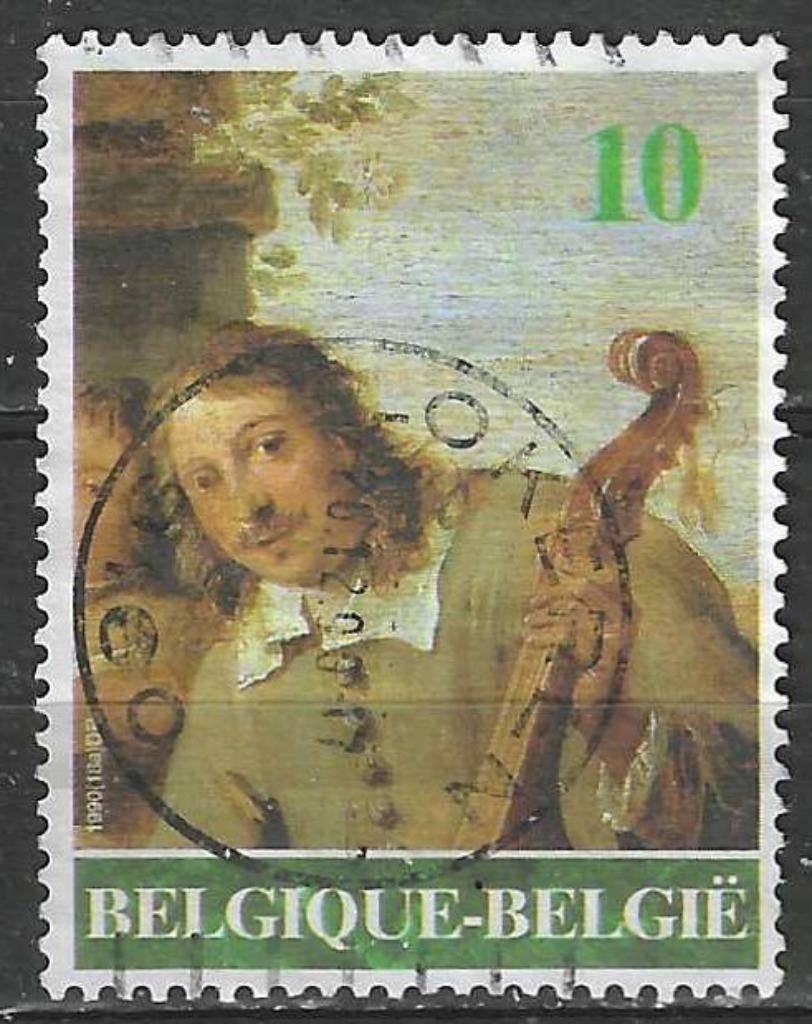 Belgie 1990 - Yvert/OBP 2393 - David Teniers de Jonge (ST), Ophalen of Verzenden, Gestempeld, Gestempeld, Kunst