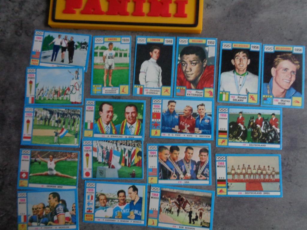PANINI OLYMPIA 1896/1972 18X AUTOCOLLANTS ANNÉE 1972, Envoi