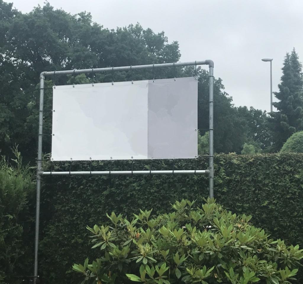 Spandoek frame, Ophalen, Gebruikt