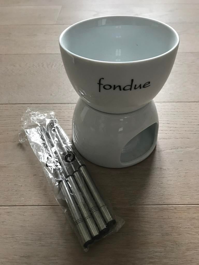 Chocoladefondue Nieuw!!, Ophalen of Verzenden, Nieuw, Waxinelicht, Fondueset