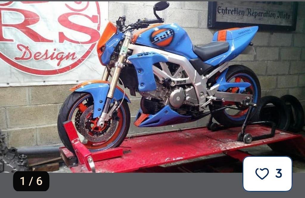 Réservoir et coque arrière moto Suzuki SV650-1000 inject, Motos, Enlèvement ou Envoi, Neuf
