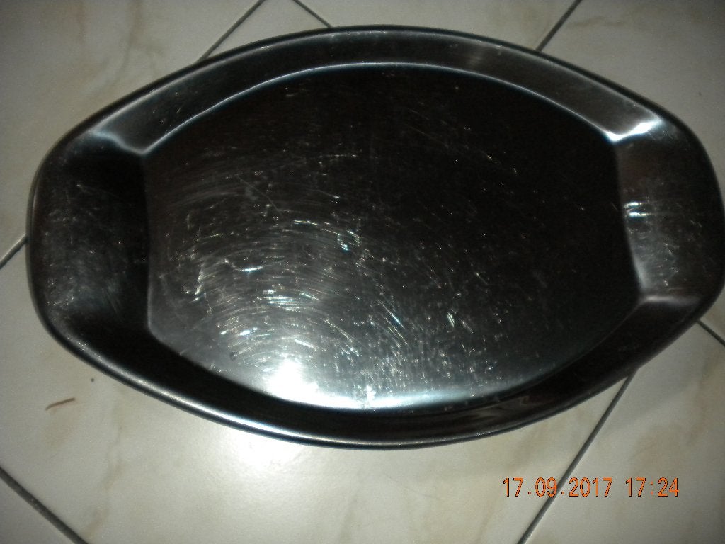 Inox schotels (3x), Ophalen