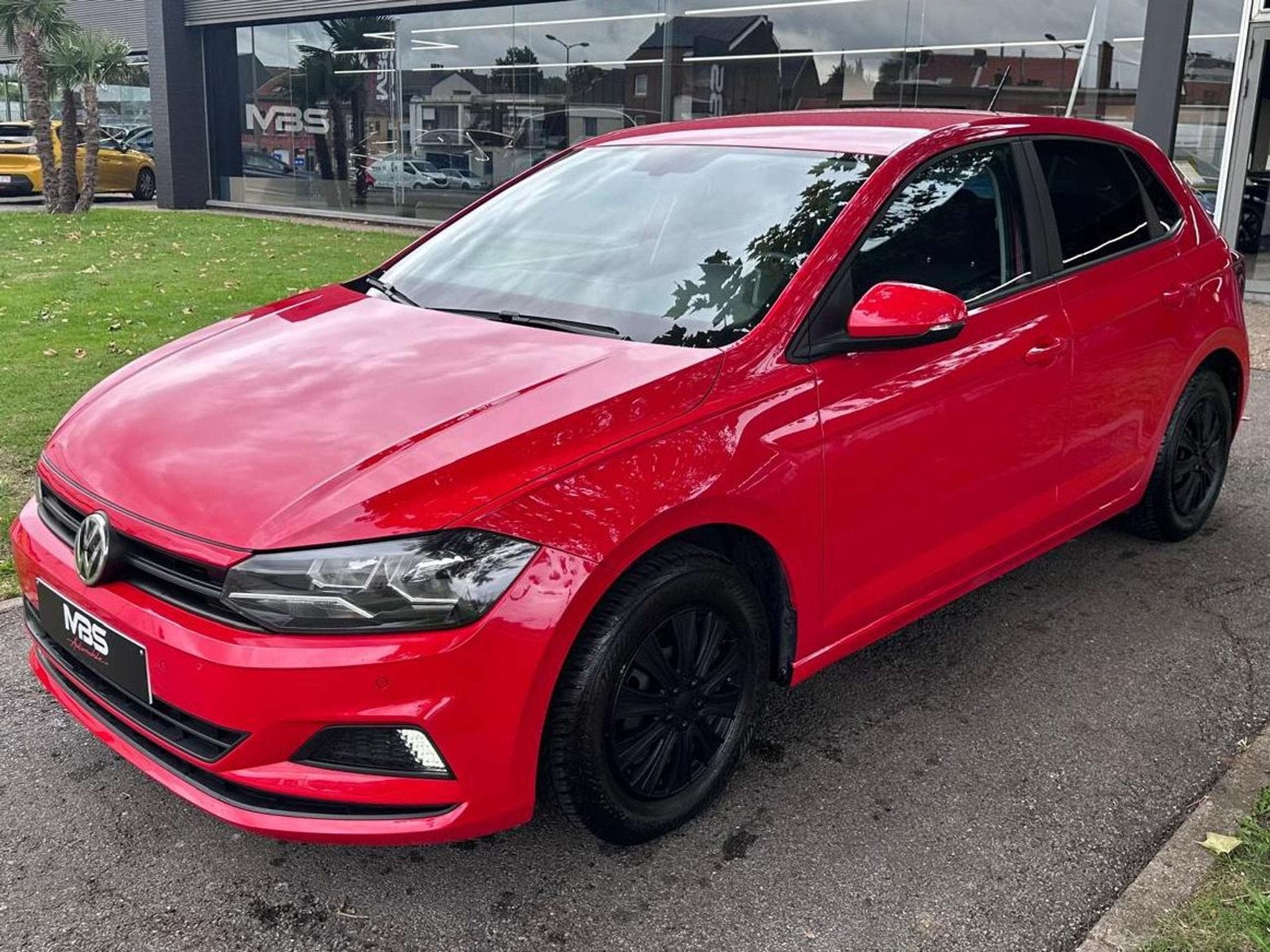 Volkswagen Polo 1.0i * CarPlay * Radars * Clim, Rouge, Achat, Euro 6, Entreprise