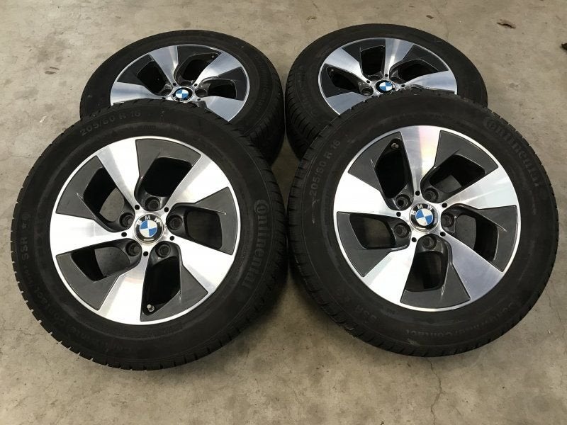 16 inch originele winterset BMW 3 serie F30 F31  style 406, Gebruikt, -, Banden en Velgen, -