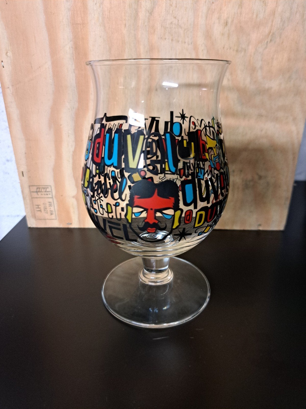 Duvel glas Denis Meyers, Verzamelen, Ophalen of Verzenden