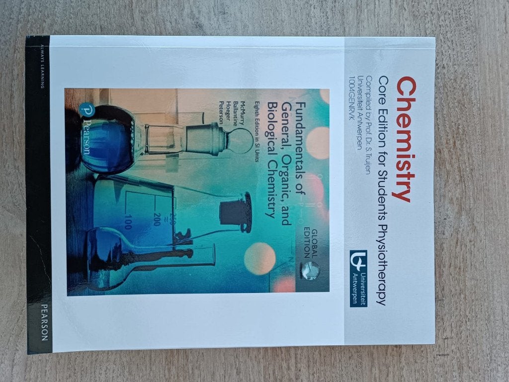Chemie UA 1e bachelor kine, ENG, nieuw, €46, Boeken, Ophalen of Verzenden, Zo goed als nieuw, Natuurwetenschap