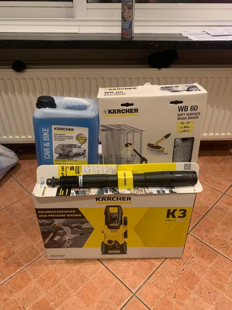 Ik verkoop een hogedrukreiniger van het merk karcher, Doe-het-zelf en Bouw, Ophalen, Nieuw