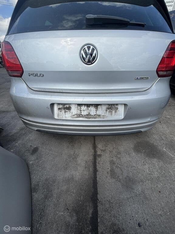 Achterbumper Volkswagen Polo 6R ('09-'14), Gebruikt, Volkswagen, Ophalen of Verzenden, Achter
