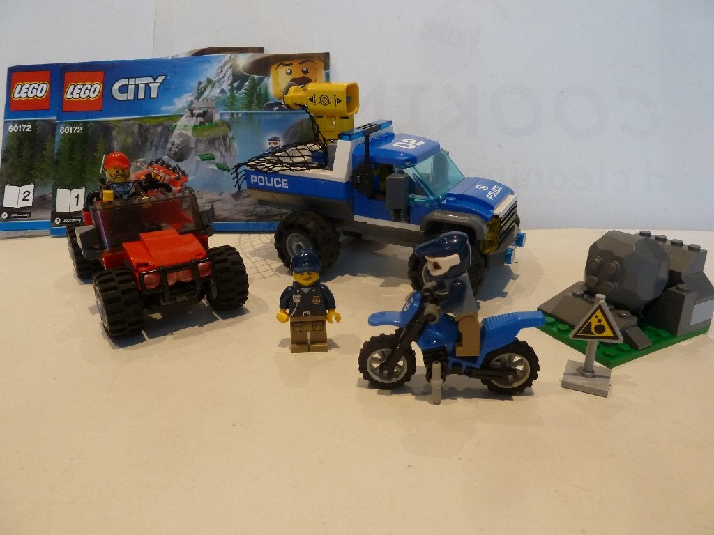 Lego City Mountain Police Dirt Road Pursuit 60172, City, Enlèvement ou Envoi, Lego, Ensemble complet