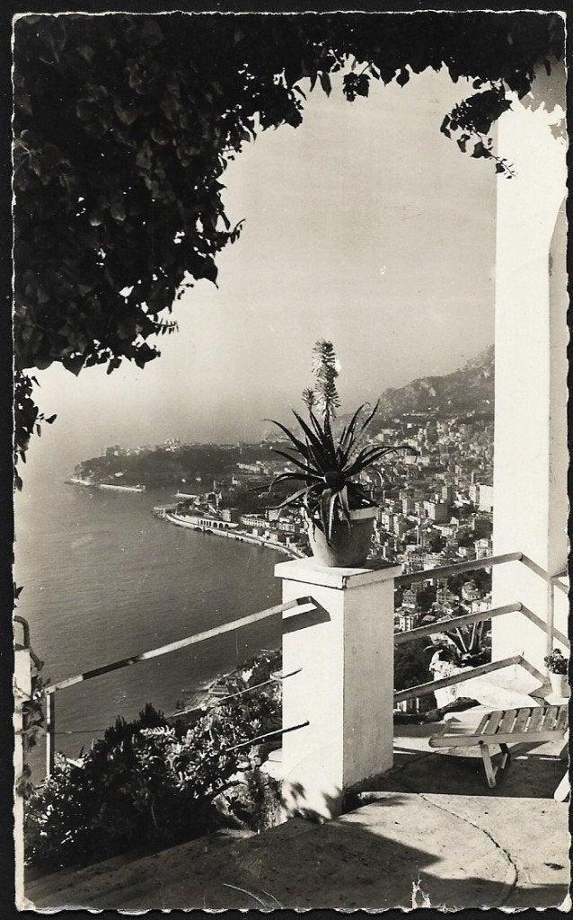 1955 - FRANCE - Côte d'Azur : Amoureux de la Mer, Envoi, 1940 à 1960, Affranchie, France