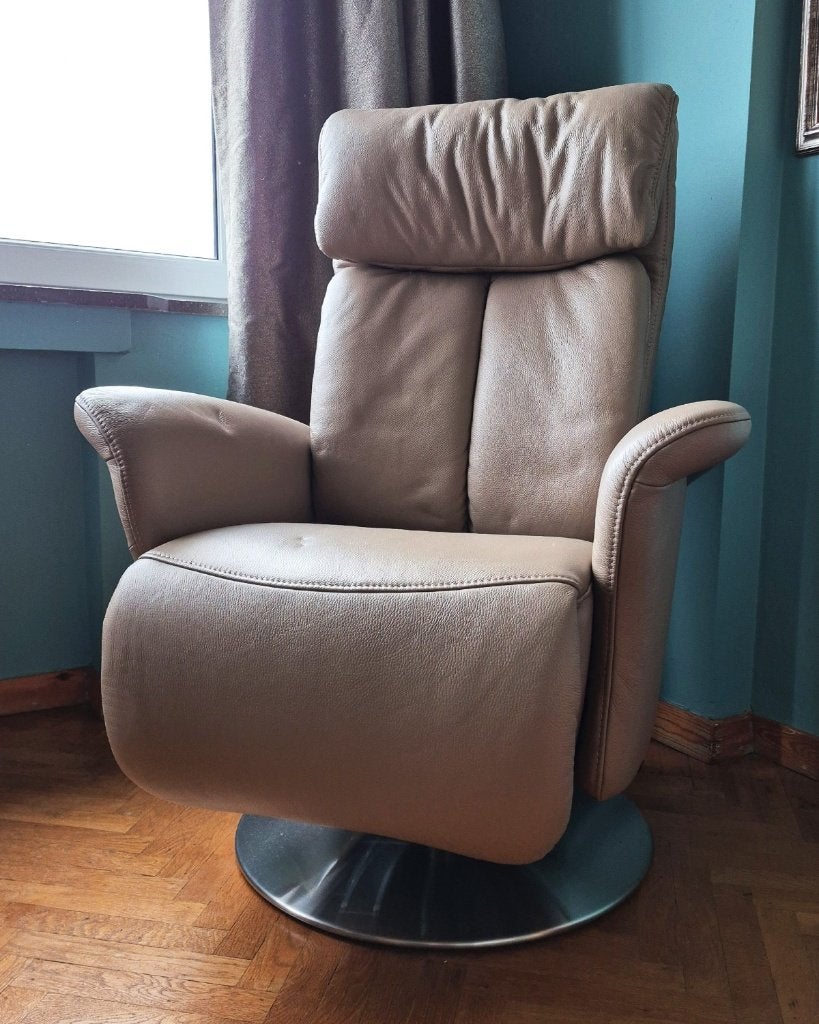 Fauteuil inclinable Himolla - Modèle Sublime, Eenvoudige stijl . Kan in elk interieur geplaatst worden., Moins de 75 cm, Comme neuf
