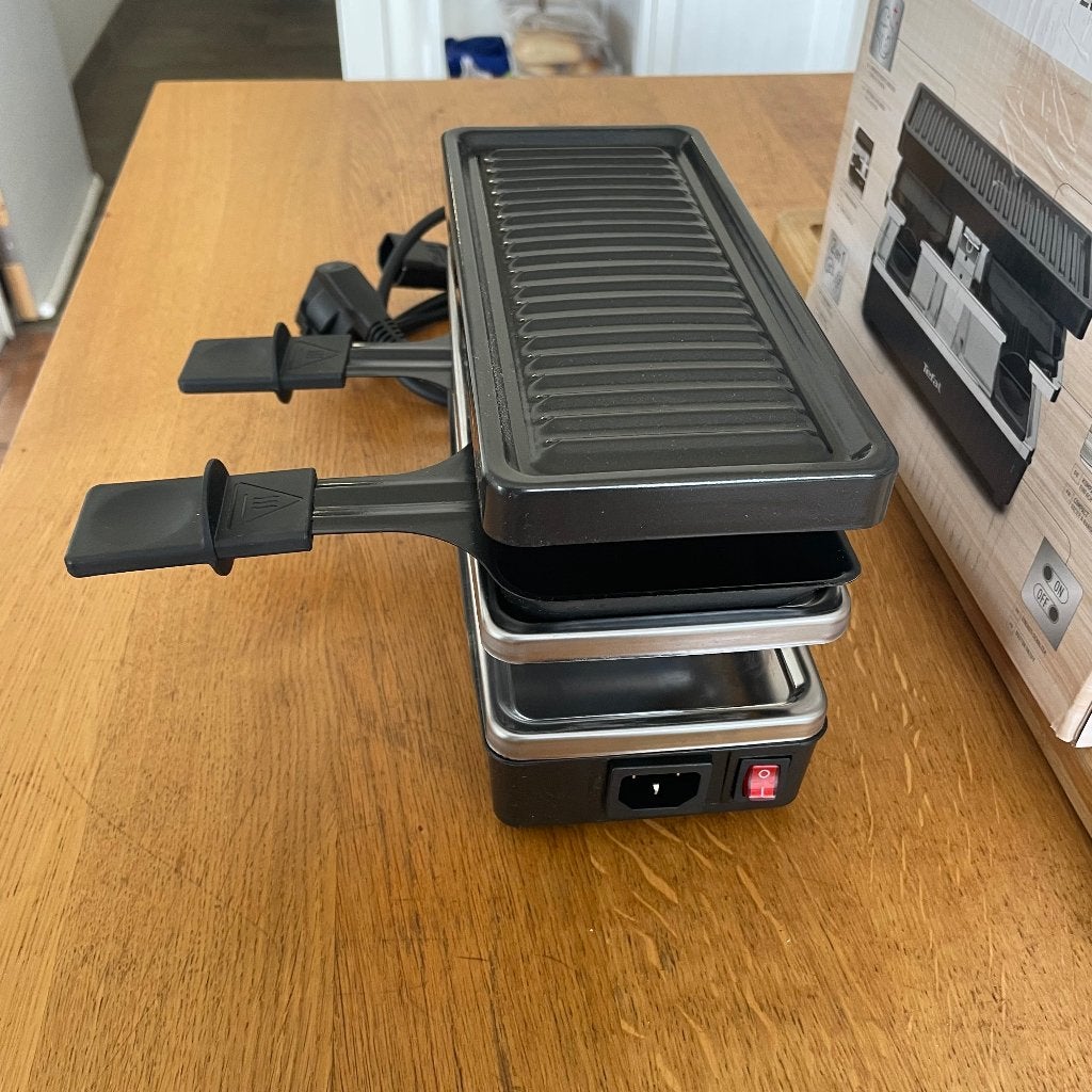 raclette/grill, Ophalen of Verzenden, Vaatwasmachinebestendig, Zo goed als nieuw, Tafelgrill