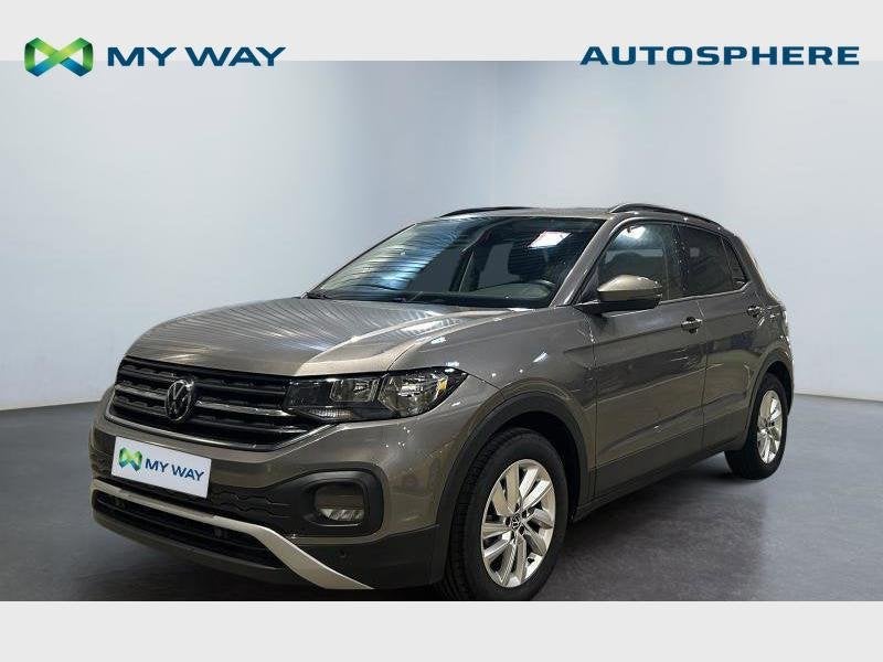 Volkswagen T-Cross T-Cross 1.0 TSI Life OPF, Autos, Argent ou Gris, 110 g/km, Boîte manuelle, Air conditionné
