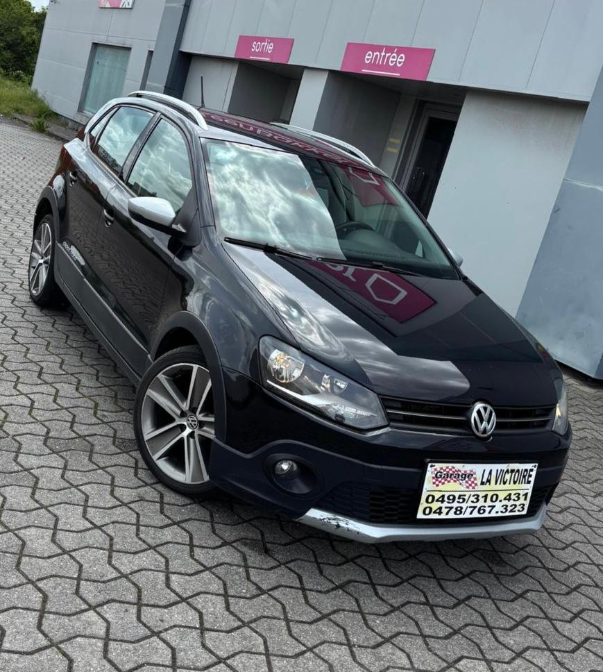 Volkswagen Cross Polo 1.2 tdi 2011 année 55kw 0032478767323, Auto's, Volkswagen, Voorwielaandrijving, Euro 5, Zwart, 1199 cc