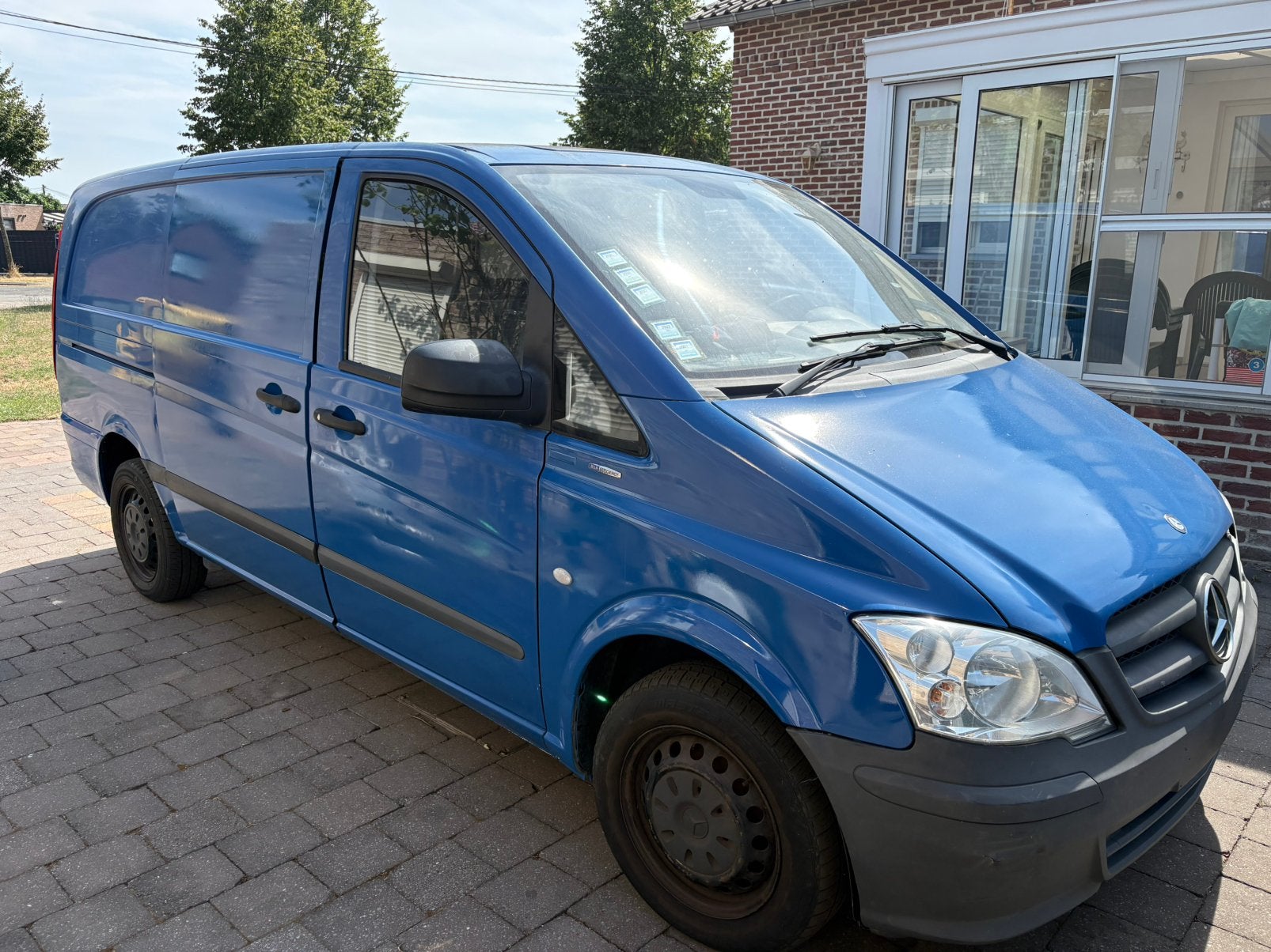 Mercedes Vito facelift bj 2014 GKVV Prijs incl btw, Auto's, Euro 5, Stof, Blauw, Mercedes-Benz
