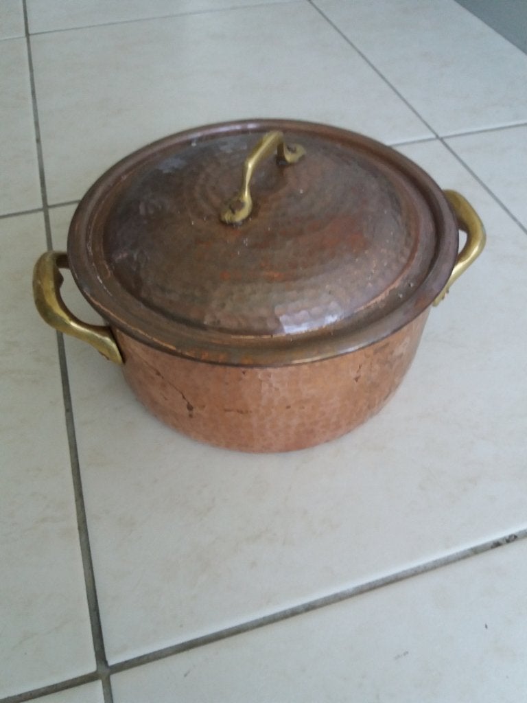 Casserole cuivre, Enlèvement, Cuivre