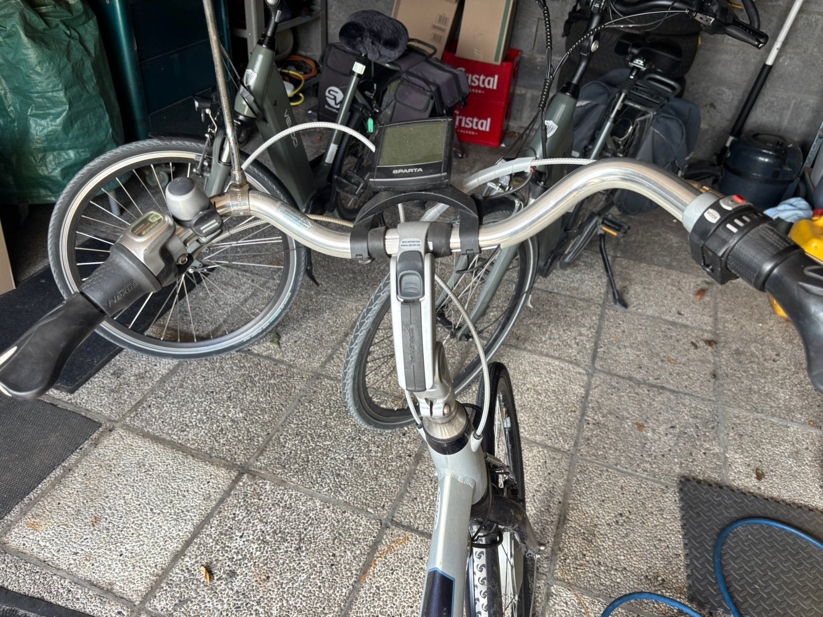 Electrische fiets sparta rijdt ok bat 50 km, Vélos & Vélomoteurs, Vélos | Vélos pliables, Enlèvement, Utilisé, Femmes, Autres marques