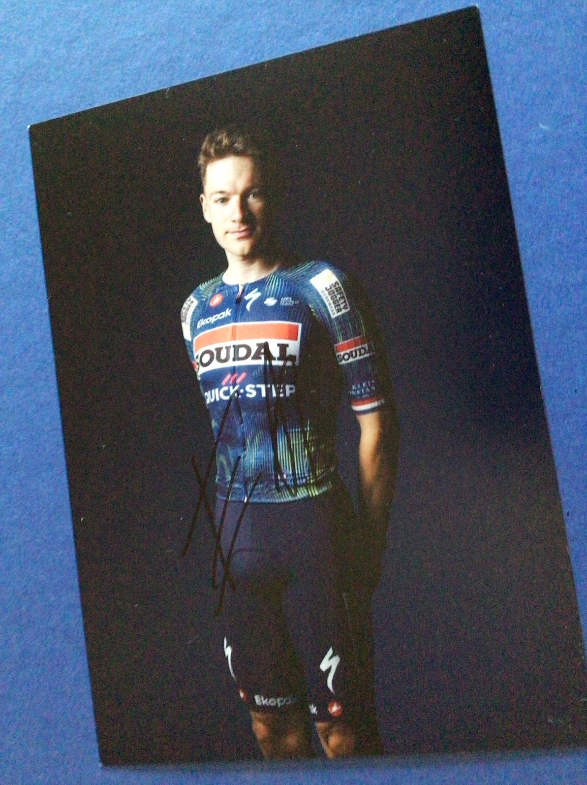 Wielerkaart 2026 team quick step ethan hayter signe, Ophalen of Verzenden, Zo goed als nieuw