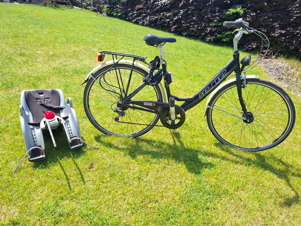 Damesfiets met kinderstoel, Fietsen en Brommers, Ophalen