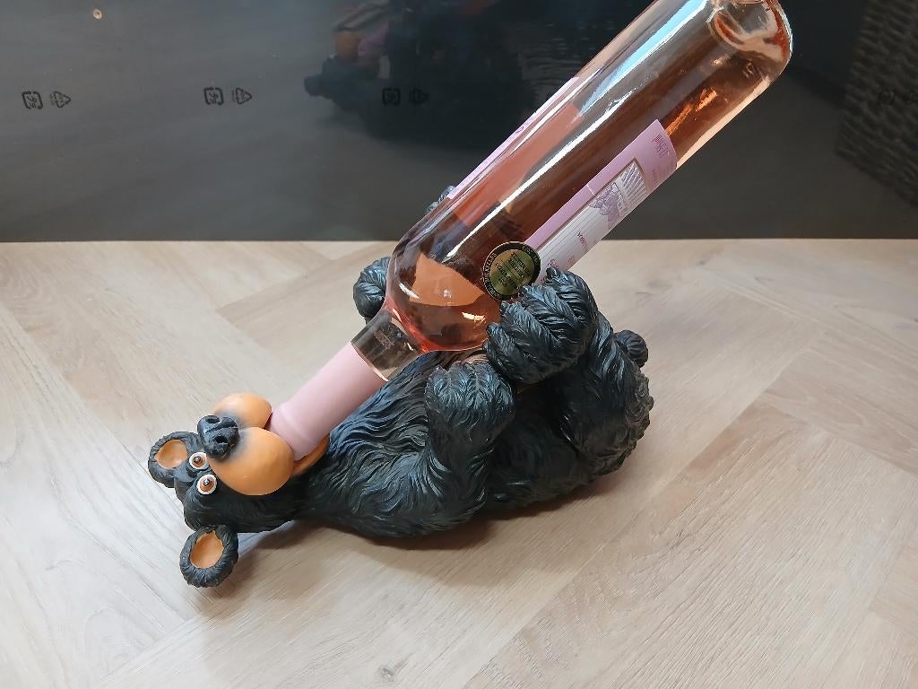 Porte bouteille ours, Enlèvement ou Envoi, Comme neuf, Moins de 5 bouteilles