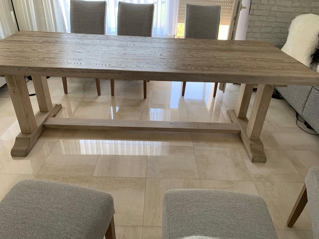 Eettafel, Huis en Inrichting, Tafels | Eettafels, Ophalen, 50 tot 100 cm, Zo goed als nieuw, Vijf personen of meer