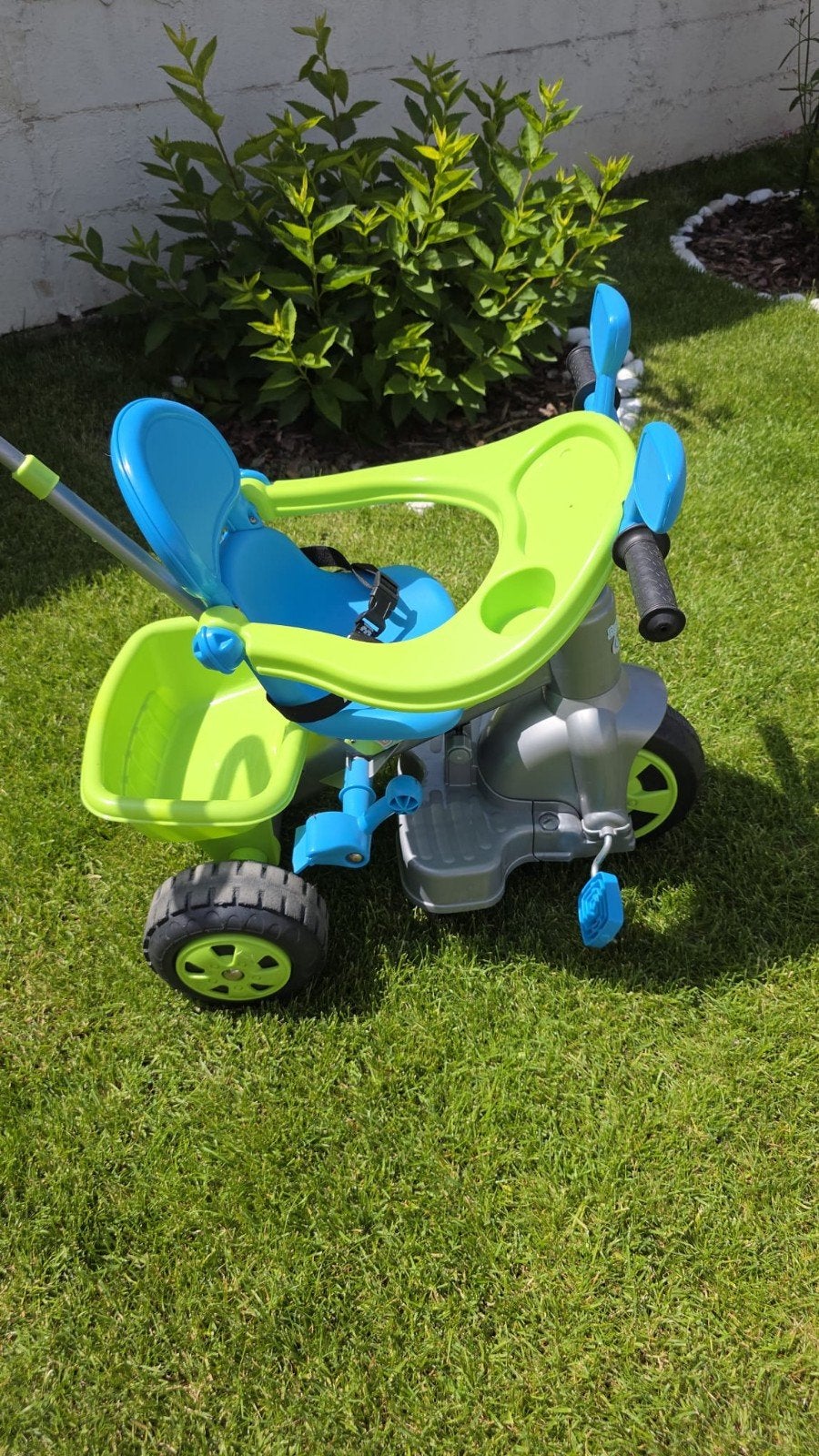 Kinderfiets met duwfunctie, zoals een duwfiets, Ophalen