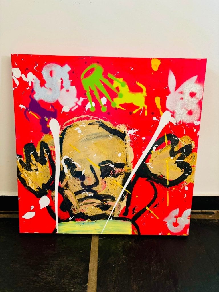 Origineel Schilderij Espen Greger Hagen, Antiek en Kunst, Ophalen